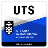 digital badge example for UTS Open short courses